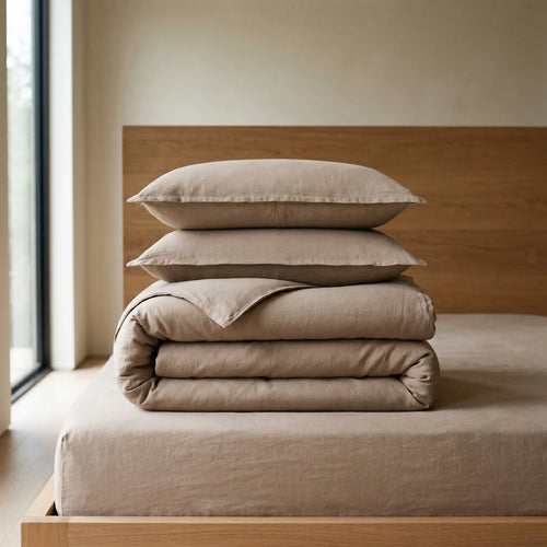 100% Linen Duvet Cover Set – 3 Piece