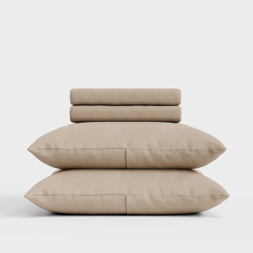 100% Linen Sheet Set – 4 Piece