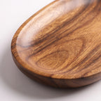 Details of a wooden tray in a nice studio. 