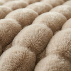 Bubble Faux Fur Throw Blanket – 160x200cm