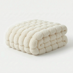 Bubble Faux Fur Throw Blanket – 160x200cm