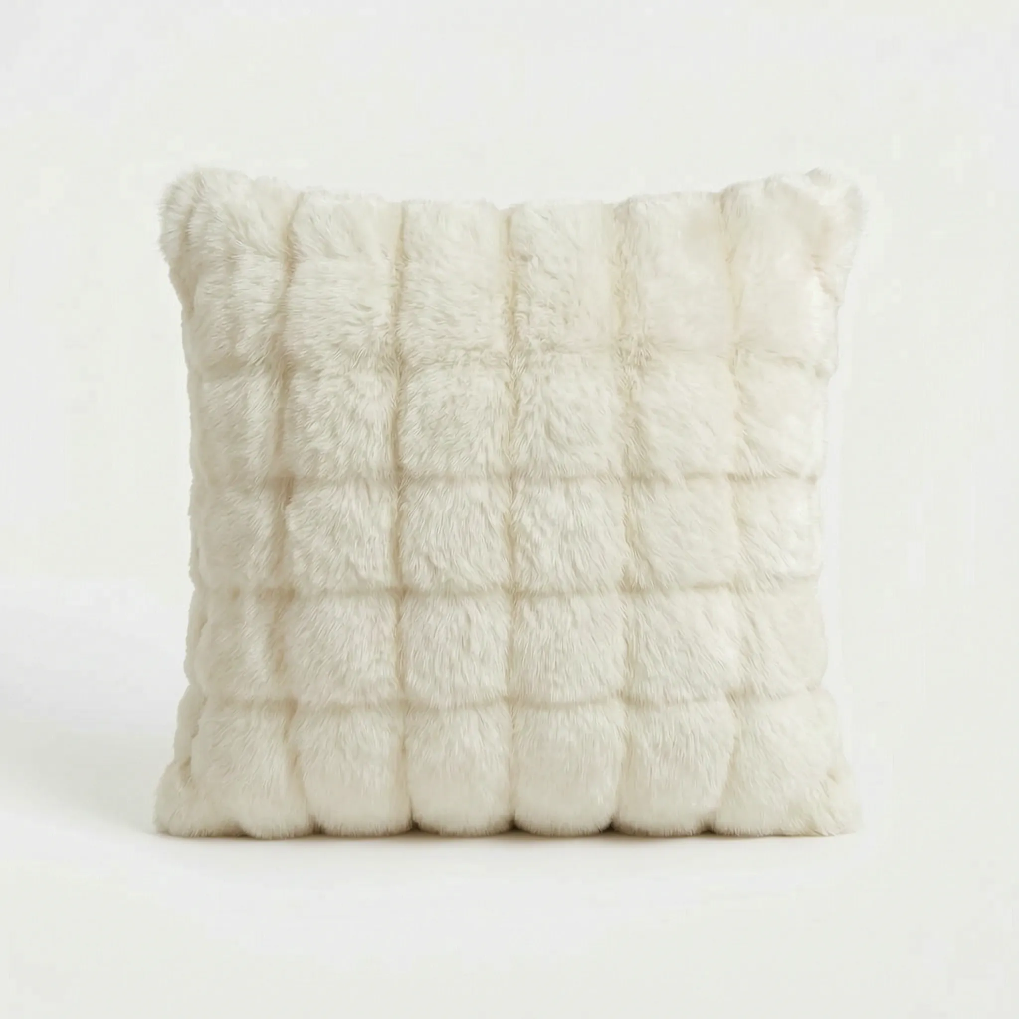 Bubble Faux Fur Throw Pillow Cover – 50x50cm