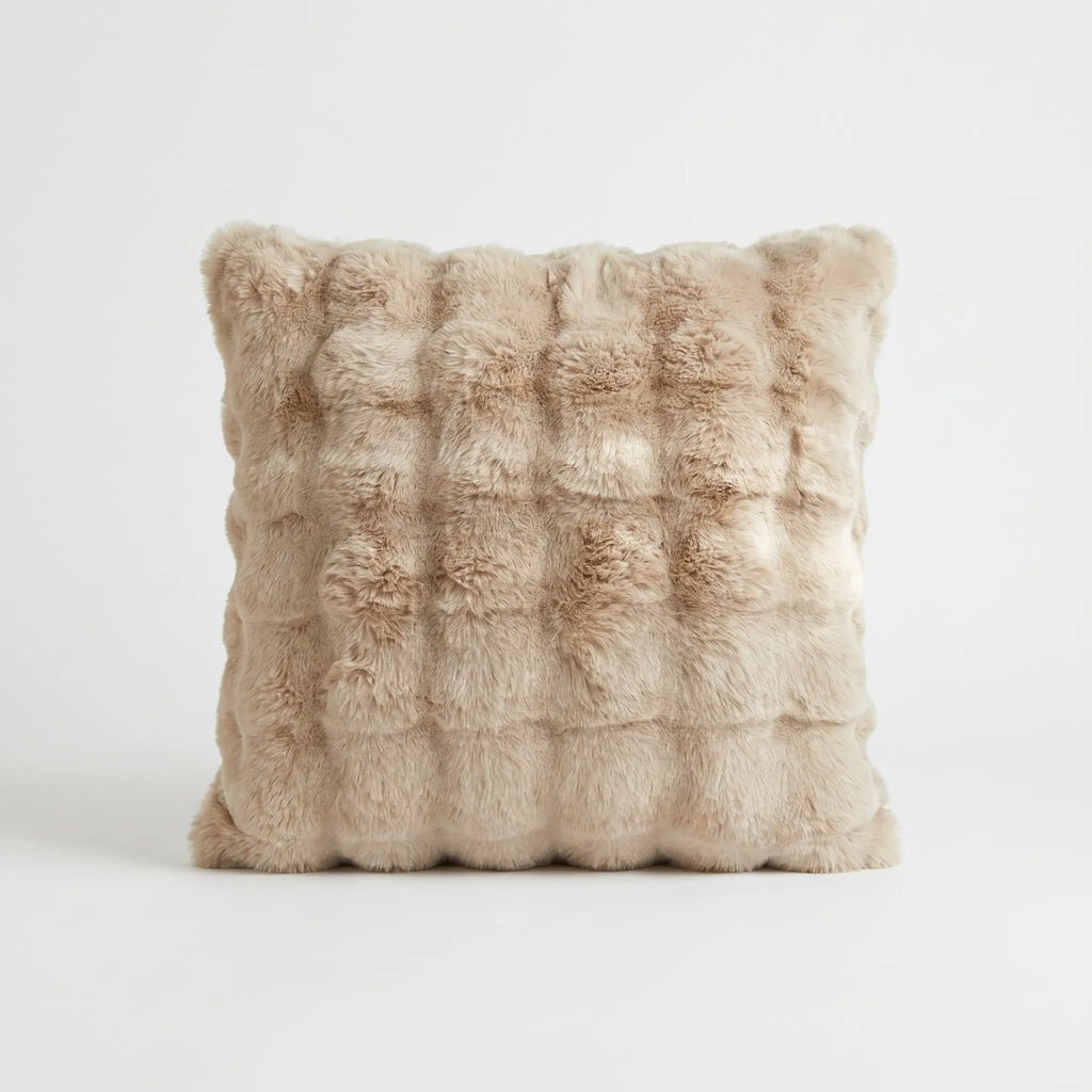 Bubble Faux Fur Throw Pillow Cover – 50x50cm