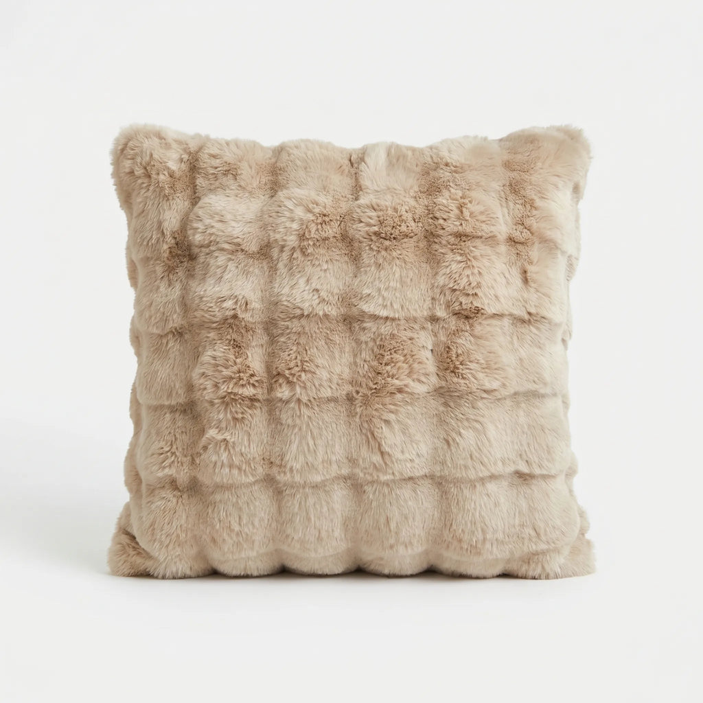 Bubble Faux Fur Throw Pillow Cover – 50x50cm
