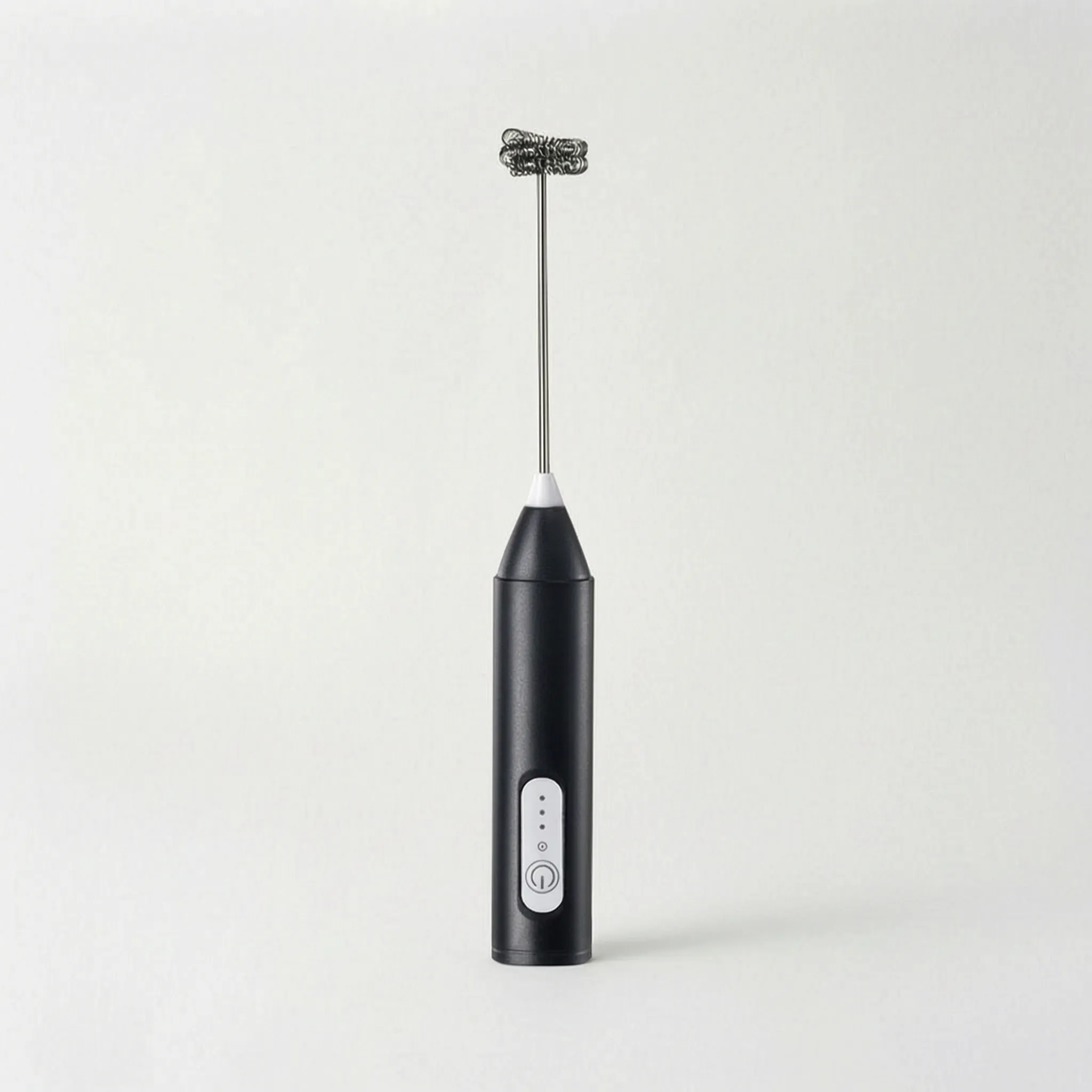 Handheld Frother – Sleek Black Electric Whisk