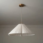 Pleated Fabric Pendant Light Pleated Fabric Pendant Light 