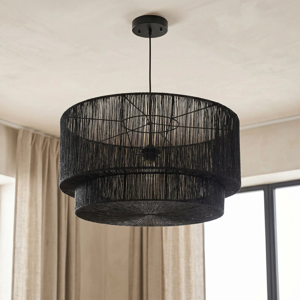 Tiered Drum Pendant Light Tiered Drum Pendant Light 
