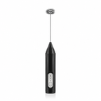 Handheld Frother – Sleek Black Electric Whisk Foryuni