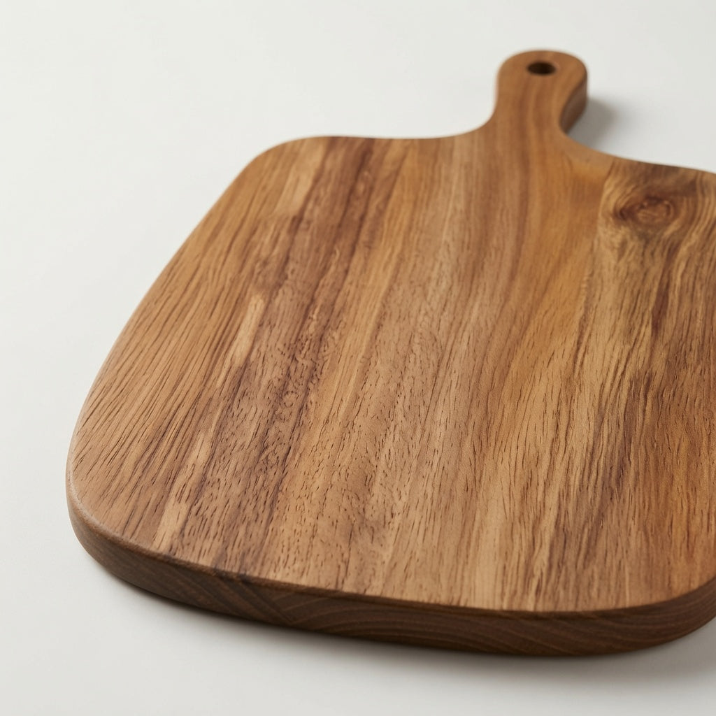 Minimalist Charcuterie Wooden Cutting Board With Handle Foryuni