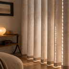 Beige Sheer Curtain Panel – Lightweight Voile Window Curtain, Grommet or Rod Pocket, Multiple Sizes Foryuni