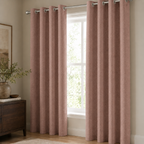 Herringbone Blackout Curtain Panel – Heavyweight Textured Curtain, Grommet or Rod Pocket Foryuni