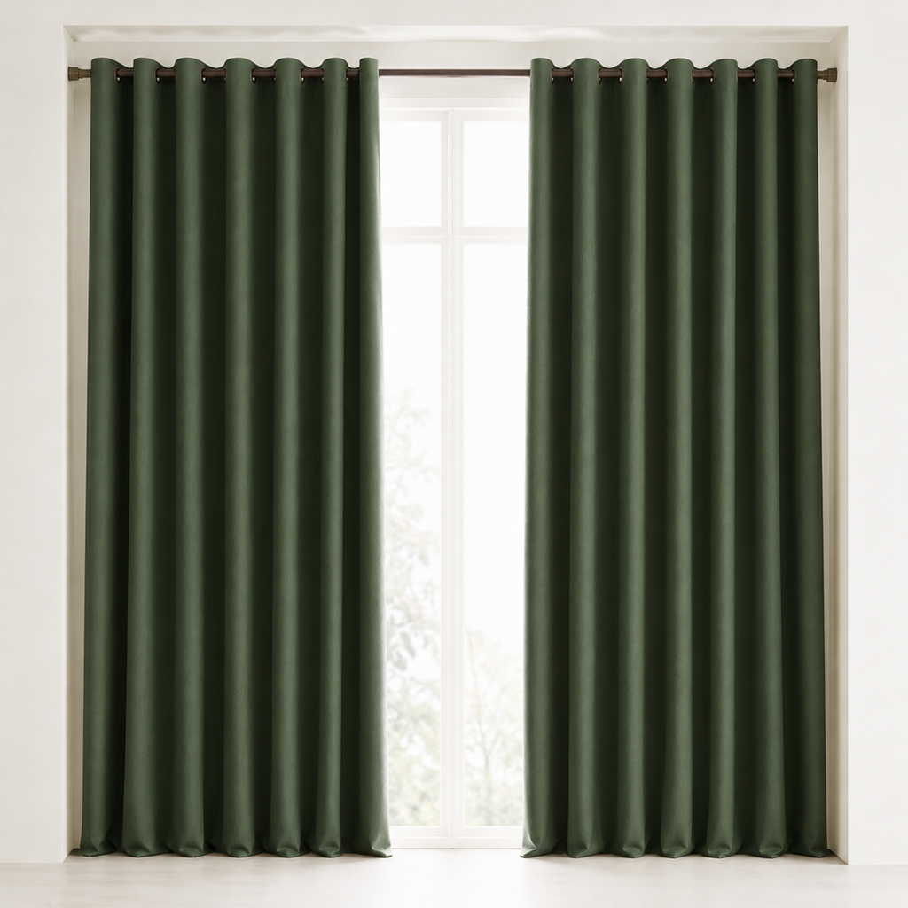 French Chenille Blackout Curtain Panel – Heavyweight Thermal Curtain Foryuni