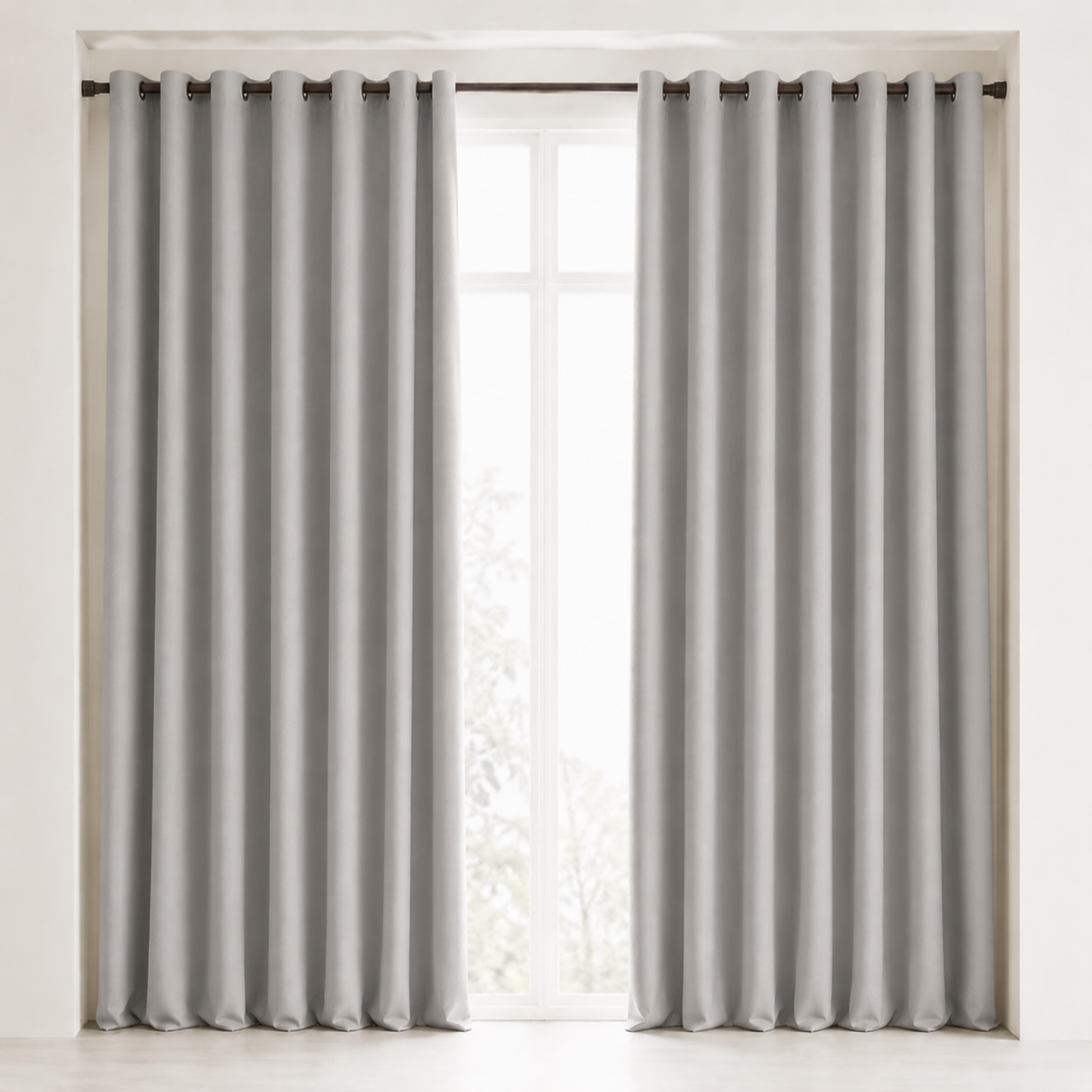 French Chenille Blackout Curtain Panel – Heavyweight Thermal Curtain Foryuni