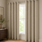 Herringbone Blackout Curtain Panel – Heavyweight Textured Curtain, Grommet or Rod Pocket Foryuni