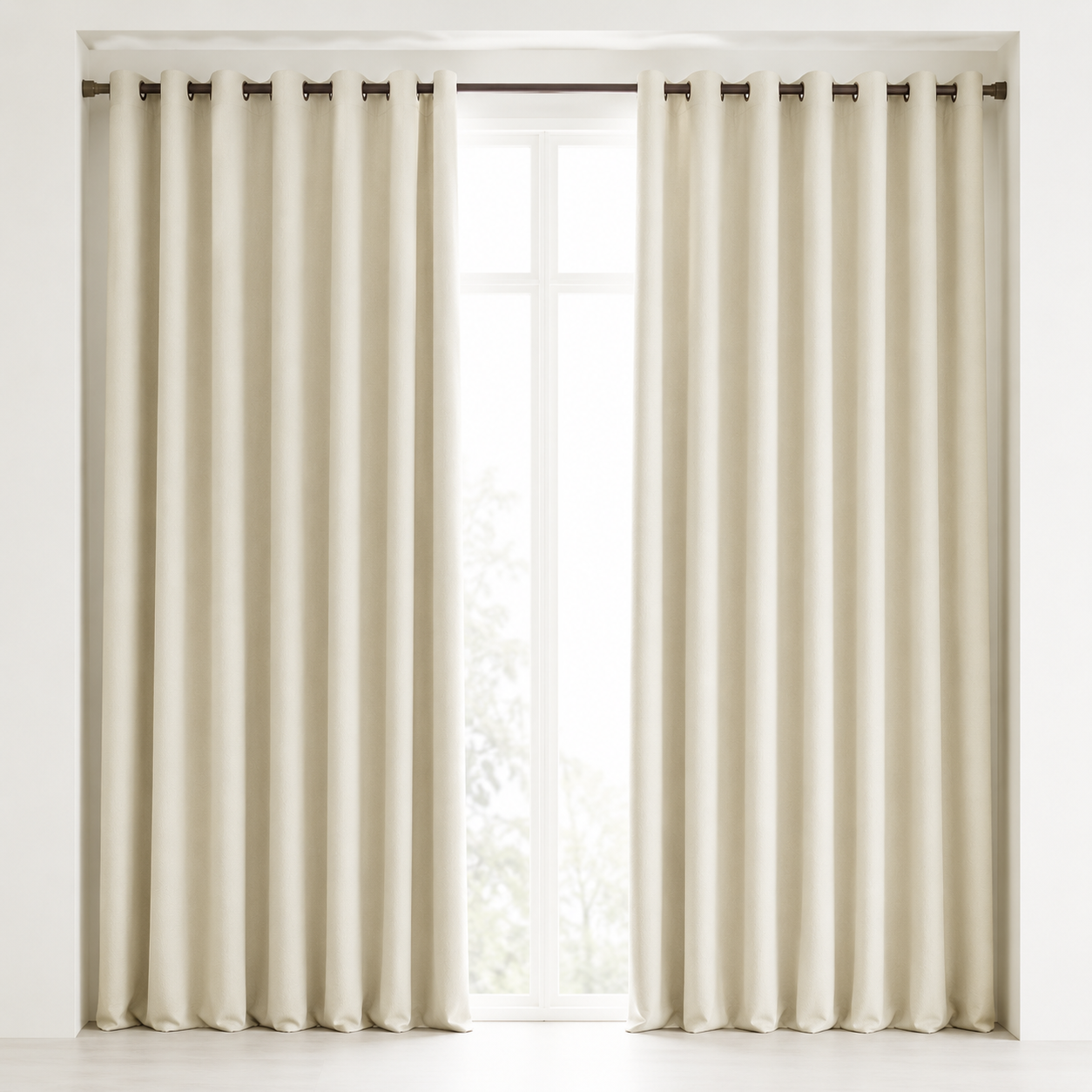 French Chenille Blackout Curtain Panel – Heavyweight Thermal Curtain Foryuni