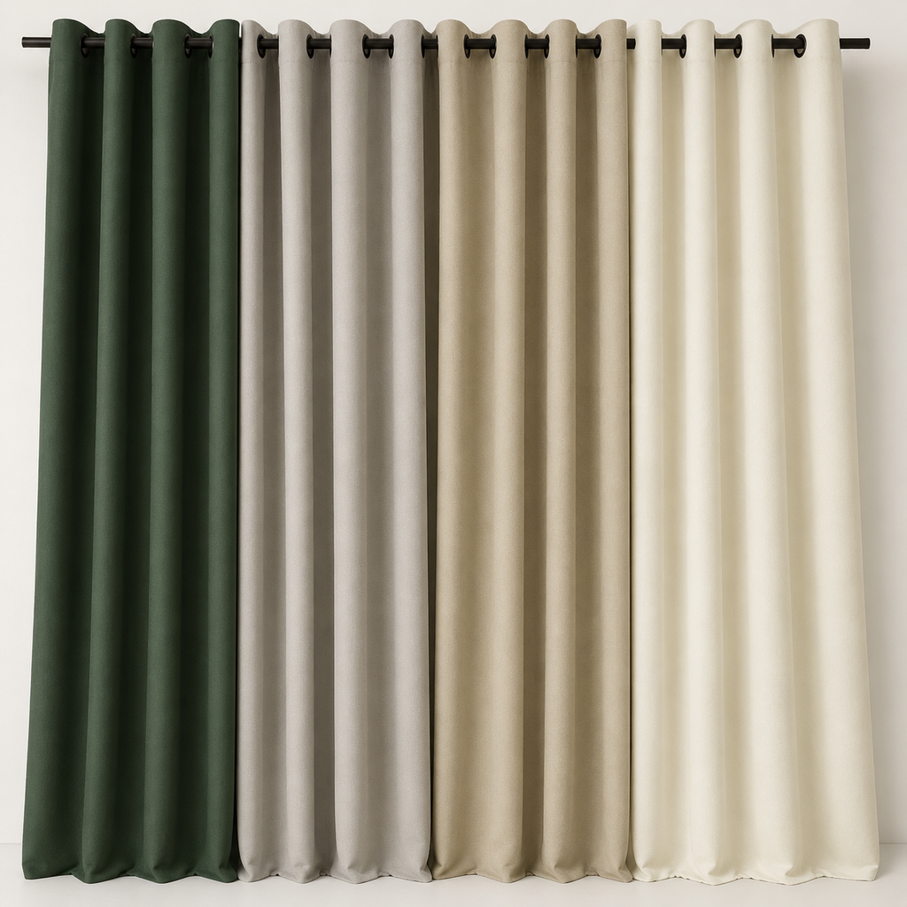 French Chenille Blackout Curtain Panel – Heavyweight Thermal Curtain Foryuni