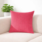 Corduroy Pillow Cover — Ribbed Texture Cushion Cover Foryuni