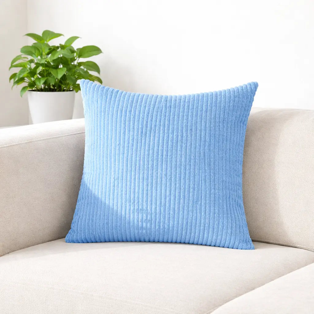 Corduroy Pillow Cover — Ribbed Texture Cushion Cover Foryuni