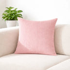 Corduroy Pillow Cover — Ribbed Texture Cushion Cover Foryuni