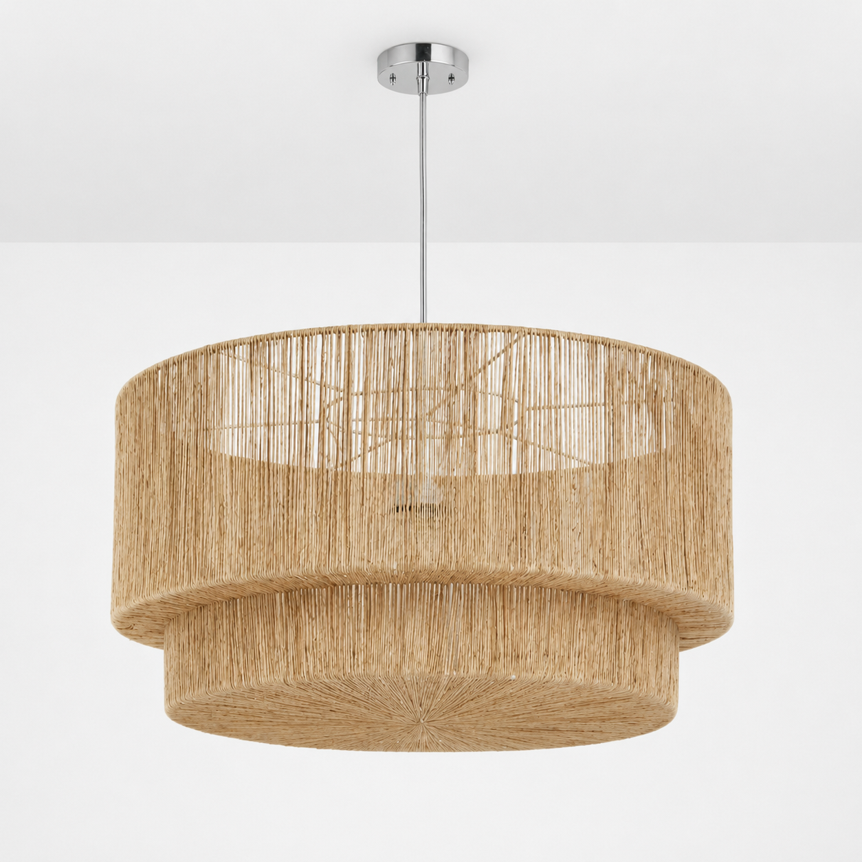 Tiered Drum Pendant Light Tiered Drum Pendant Light Foryuni