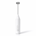 Handheld Frother – Sleek Black Electric Whisk Foryuni