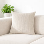 Corduroy Pillow Cover — Ribbed Texture Cushion Cover Foryuni
