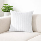 Corduroy Pillow Cover — Ribbed Texture Cushion Cover Foryuni